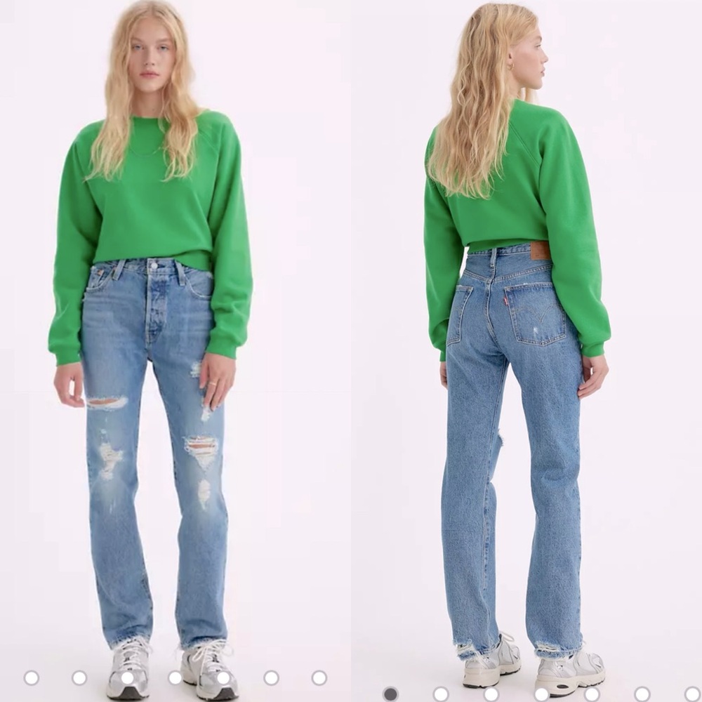 Levi's Women’s 25 Premium 501 Original Fit Women’s Jeans Inseam 32 90s Y2K Retro